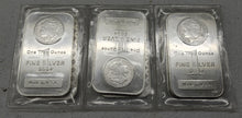 Load image into Gallery viewer, 3 - 1 Oz Silver Bars
