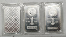 Load image into Gallery viewer, 3 - 1 Oz Silver Bars
